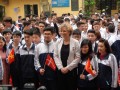 Bộ trưởng giáo dục Đan Mạch tới thăm trường